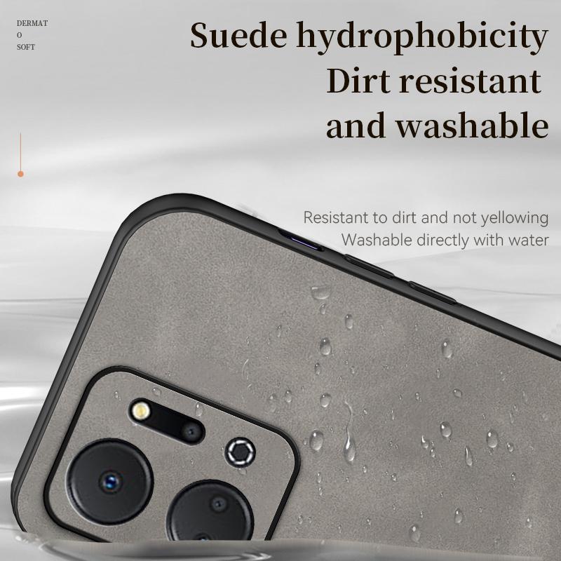 For Huawei Honor X7a Case Camera Shockproof Soft Frame Protect Phone Case For Honor X7a 7aX A7X X 7 A 6.75' Leather Back Cover