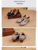 2025 Autumn Women's Genuine Leather Mary Jane T-Strap Shoes - Soft Sole, Retro French Style, Chunky Heel