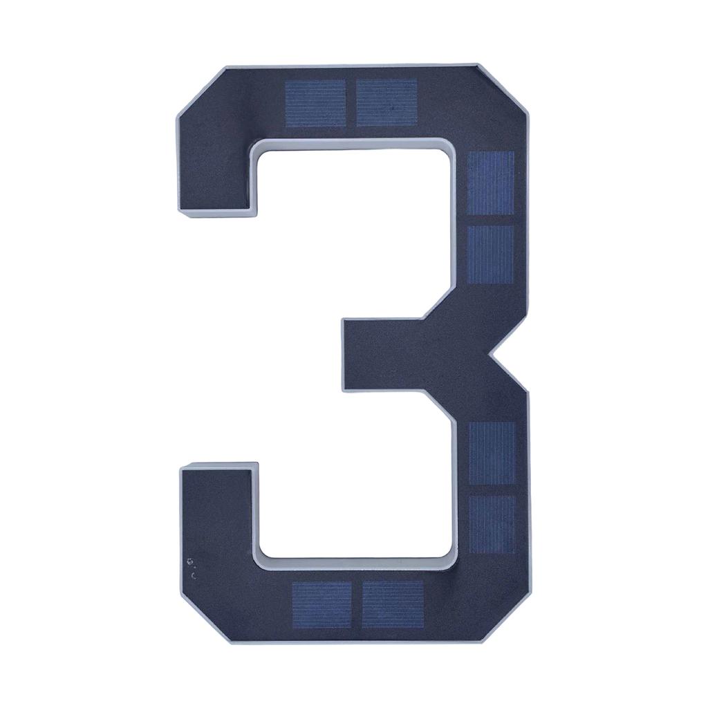 Solar Lighted House Numbers For Outside, Light Up  LED Address Signs For Houses   Digital Version