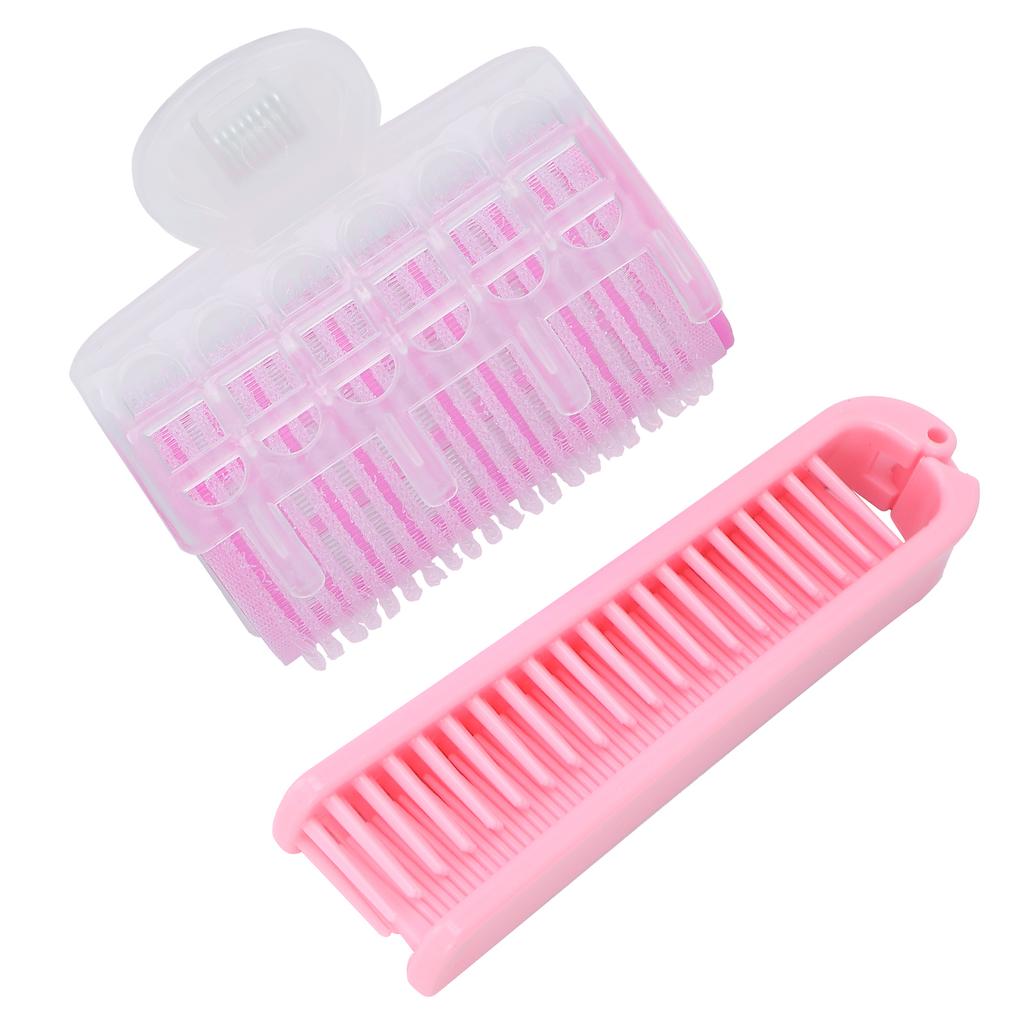 DIY Bangs Hair Roller Curler Hair Curling Styling Tool Women Hairdressing Curlers Set (Pink)