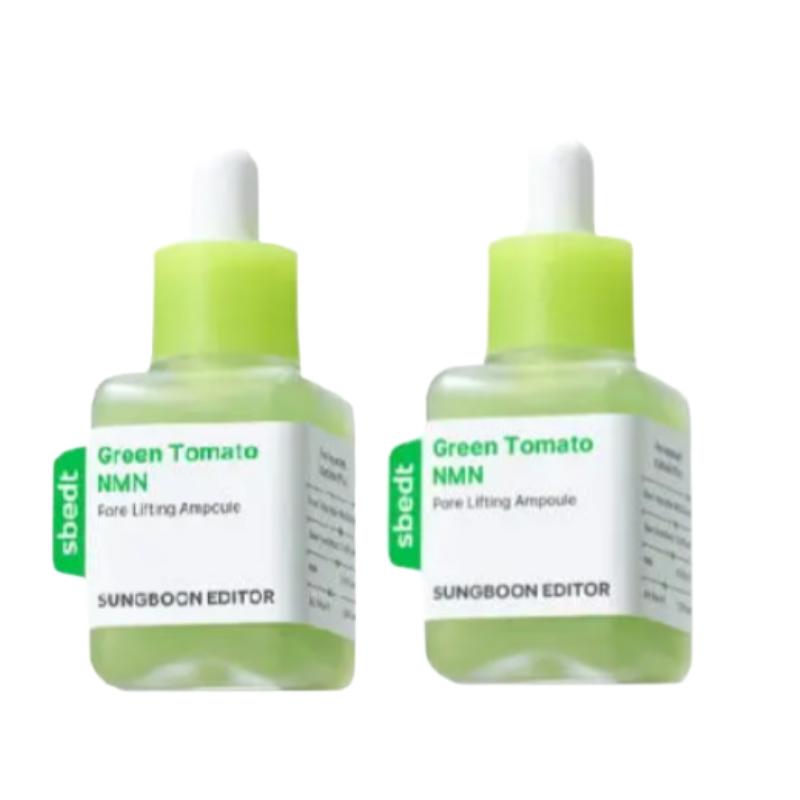 

Sungboon Editor Green Tomato NMN Pore Lifting Ampoule Pore Tightening & Elasticity Care 40ml Double Set