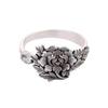 2025 Retro Chinese Style Peony Zinc Alloy Adjustable Ring for Women