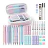 Four Candies Mechanical Pencil and Pen Case Set - Pink