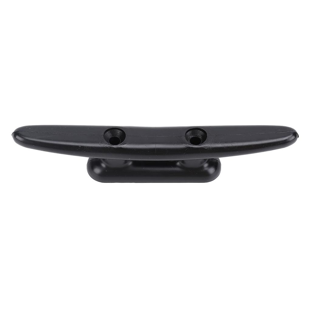 Boat Cleat Black Nylon Strong Tensile Strength Dock Cleat for Marine Deck Nautical Decor 128mm/5.04in