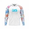 Abbigliamento da Pesca Oceanica Protezione Solare Manica Lunga Protezione UV con Cappuccio UPF50+