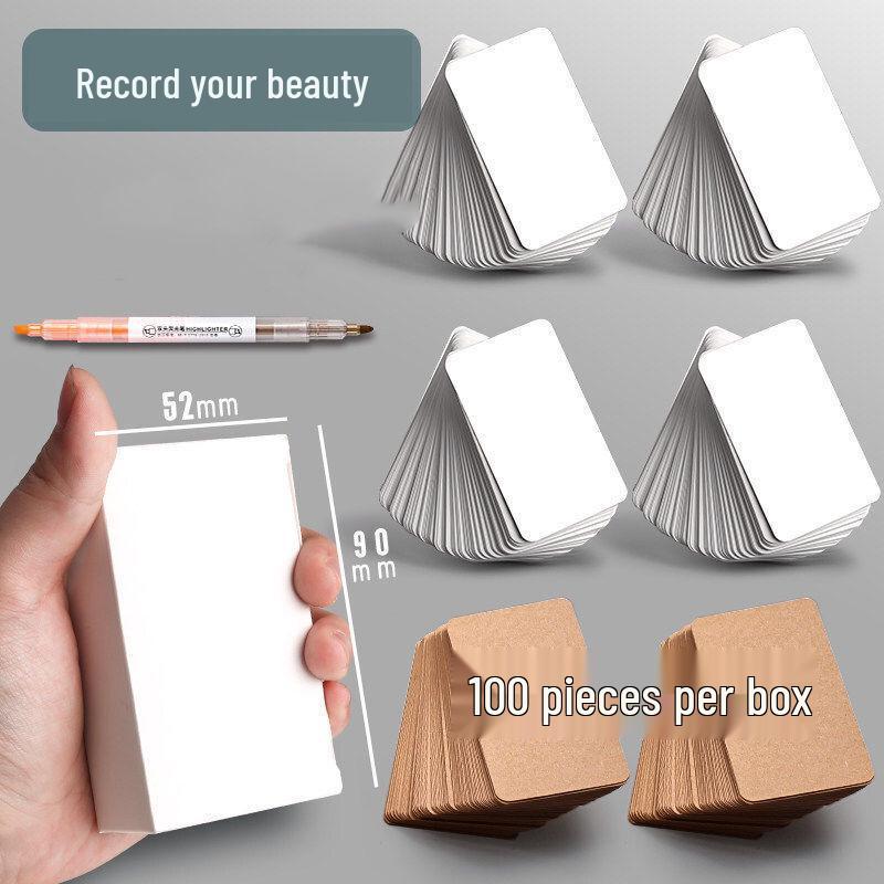 

Бесплатная доставка: Пустое Слово, Маленький, Твердый, Черный, Крафт, Белые Карточки - Закладки и Бирки для Сообщений