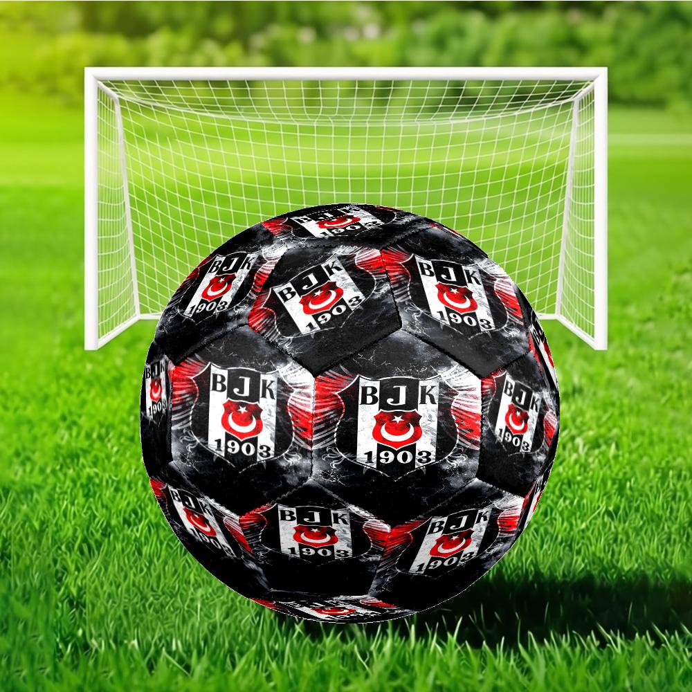 Beşiktaş Istanbul Voetbalclub Voetbal Maat 5 Voetbal, Machinaal gestikt, Duurzaam, Geschikt voor Training en Wedstrijden Fan Cadeau