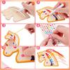 Unicorn Painting Kit Set - Wooden Craft Blank Cutouts for Kids & Adults DIY Ornament Coloring Supplies Creative Wood Unicorn