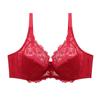 Sexy Lace Hollow Out Breathable Bras for Women, Plus Size Ultra-Thin Solid Color Bra