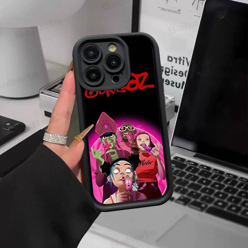

Art Pop Band G-gorillazS Music Phone Case For IPhone 17 16 15 14 13 12 11 Pro Max Mini Plus Soft TPU Back Cover iPhone 13 pro