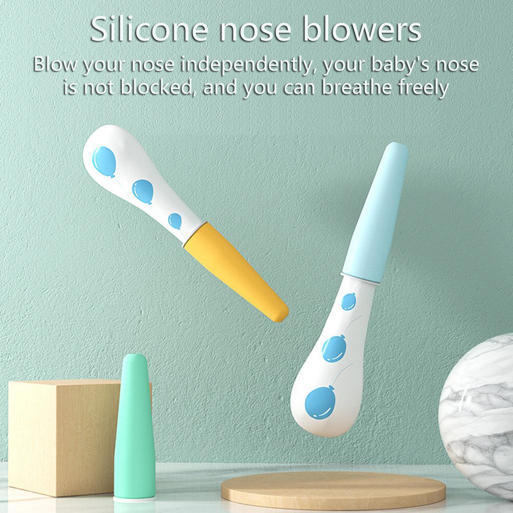 Aspirator Nazal pentru Bebeluși Curățător Nas pentru Alinarea Congestiei și Respirație Ușoară cu 4 buc Sac de Depozitare pentru Sugari Copii Mici