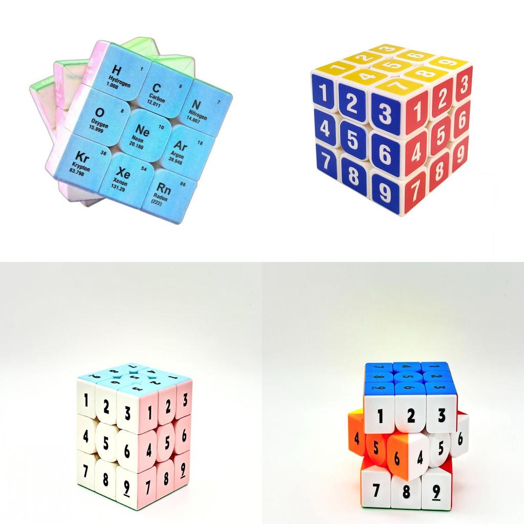 Educational Periodic Table Cube With Smooth Turn For Kids And Chemistry Enthusiasts