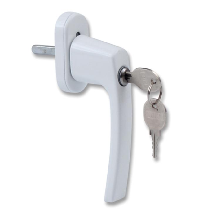 

Lockable Handle set Aluminum Window Handle Set Simple Install for Added Safety 1