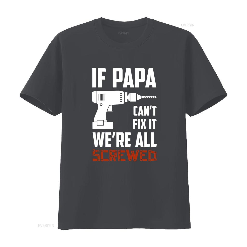 Papa T-Shirt Vatertag Papa s von Tochter Sohn Opa Väter Lustig vintage Gewaschen Grafik Lässig Weich Bequem Atmungsaktiv