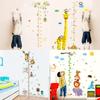 Lebhaftes Wachstum Höhenmesslatte Abnehmbarer Wandaufkleber für Kinder- und Babyzimmer-Dekor