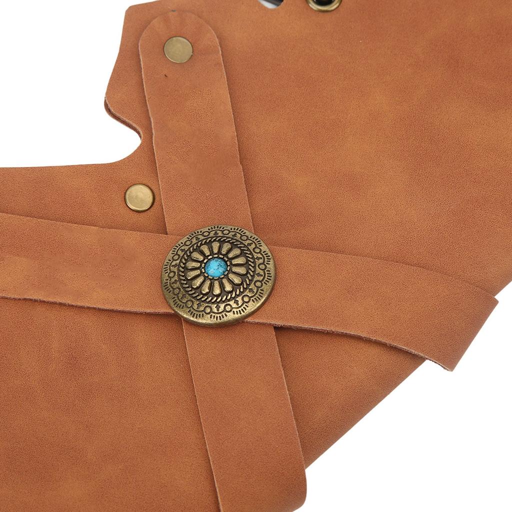 Archery Back Quiver Holder Waist Mounted PU Storage Bag for Recurve Bow Compound Pulley Bow Archery Equipment