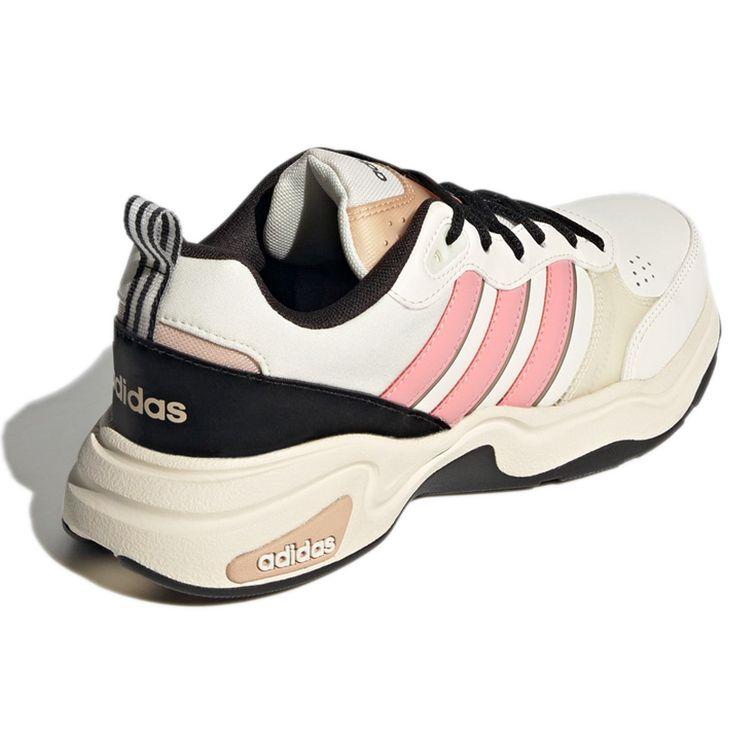 Adidas Neo Strutter Fabric Synthetic Leather Rubber Casual Comfortable Breathable Low-Top Lifestyle Shoes Women Sneaker Light-Pink GW2994