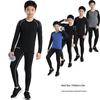 Kids' Quick-Dry Sports Compression Set: Summer Thin Long Sleeve and Pants