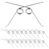24Pcs Garbage Bin Lid Springs Metal Torsion Springs Replacement for Trash Can Lid Smooth Opening Closing Trash Bin Accessories