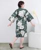 [Kyouetsu] Jinbei (Japanese summer wear) - Single item or top and bottom set - Women's loungewear - Cotton - Free wide size - FW (Green Shade Classic