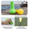 Elastic Handle End Protective Case PU Fishing Rod End Cap Universal Fishing Rod Tail Protector Rod Butt Cushion