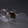 Oversized Sunglasses for Men Fashion Square Hollow Out Design for Outdoor Metal Luxury Brand Classic Sun Glasses