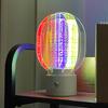 Aurora Night Light Stepless Dimmable 360-Degree Rotating RGB 7 Colors Rechargeable Aurora Light Projector Bedside Lamp