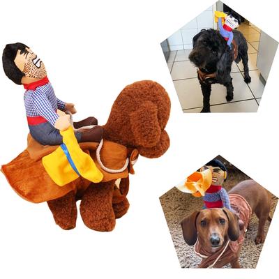 Cat Costume Halloween Funny Cosplay Clothes For Small Medium Dogs Cats Puppy Kitty Cowboy Clothing Pet Novelty Party Outfits