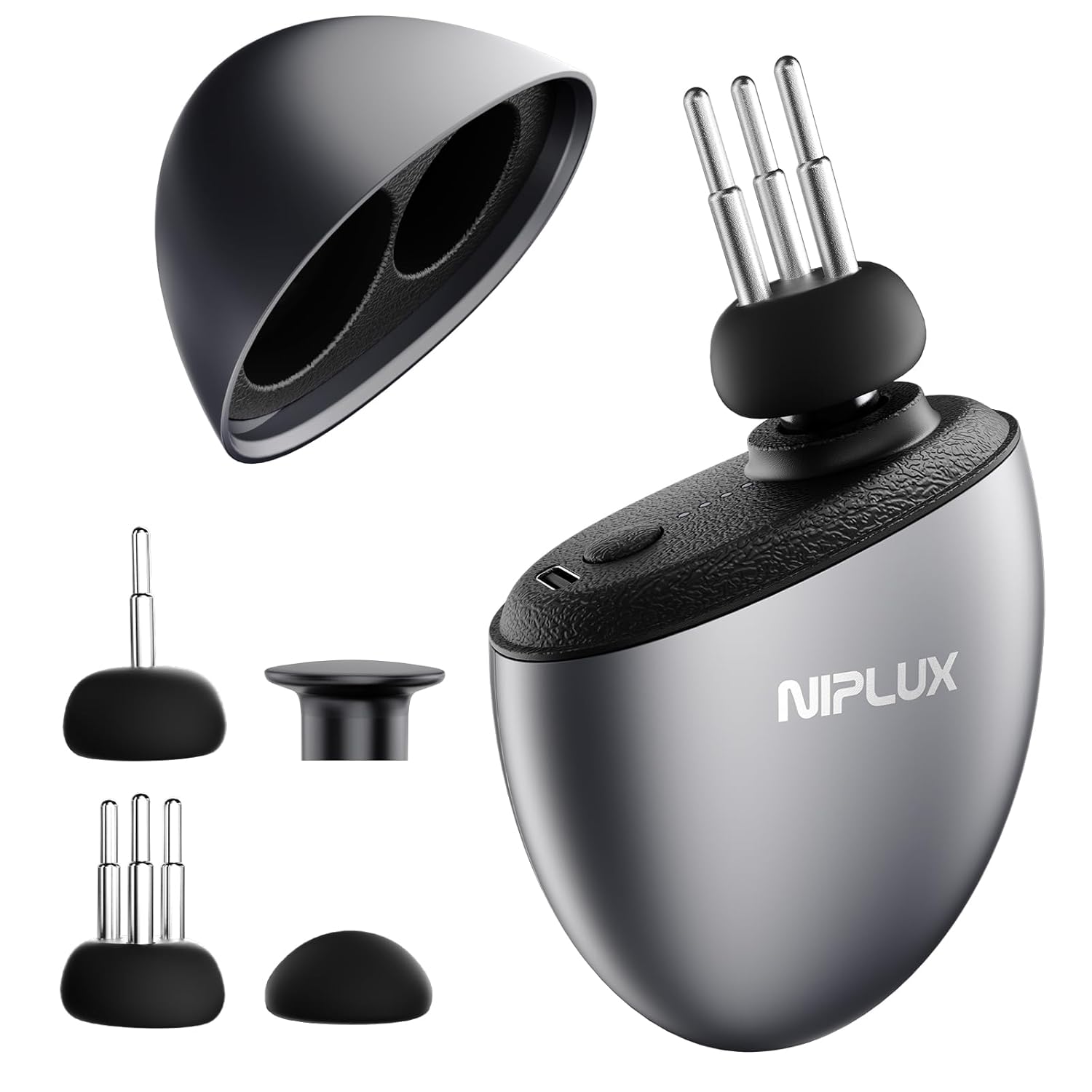 Kyushu University Doctor Supervised Face Point Gun NIPLUX BEGUN Facial Device Fascia Release Beauty Bigan Lift Up Care Quiet Design Scalp Shoulders
