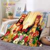 Kind Jesus and Blessed Virgin Mary Soft Christian God Flannel Art Faith Bed Comfortable Home Hiking Four Seasons Warm Blanket