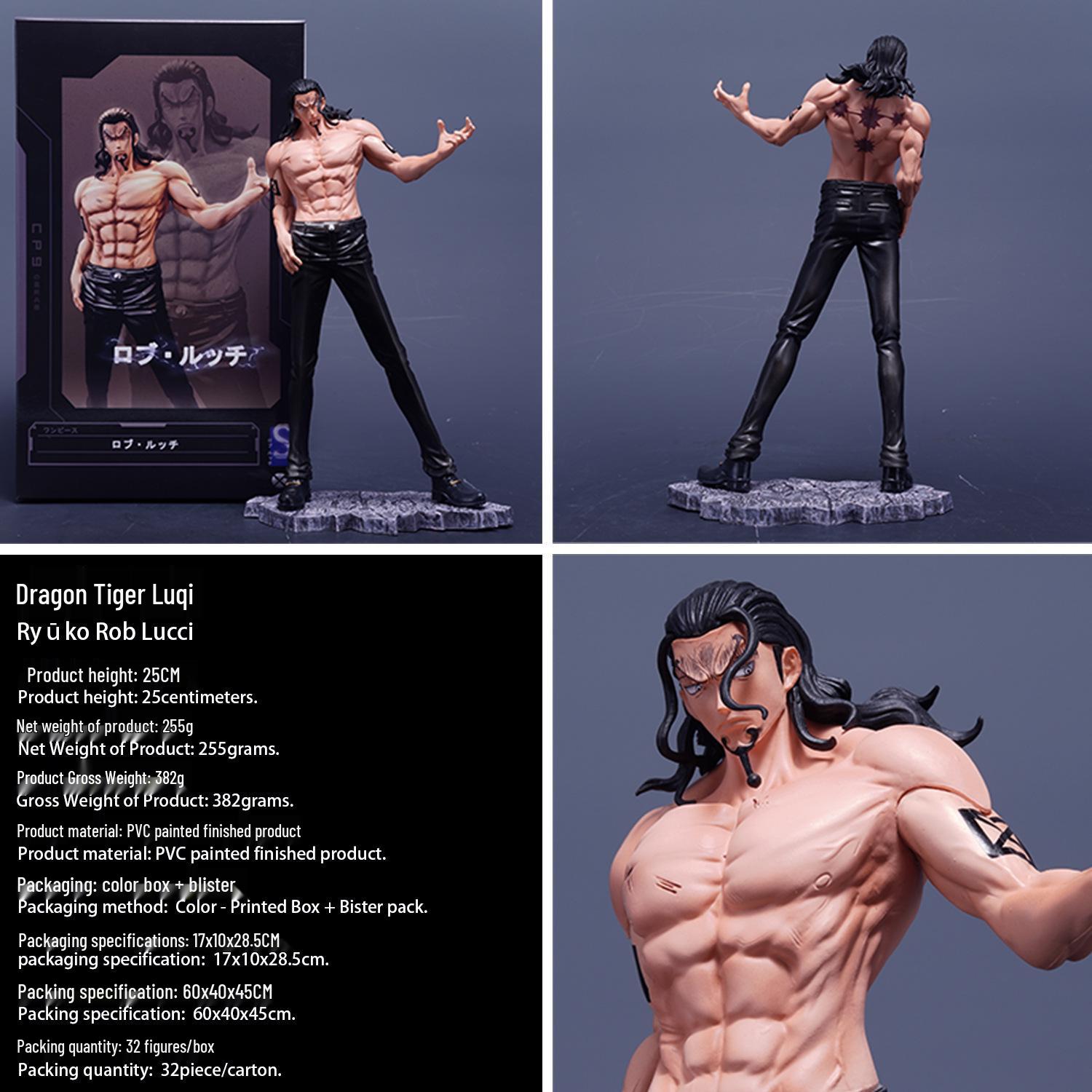 One Piece POP Rob Lucci Human Form CP0 Figure Ornament