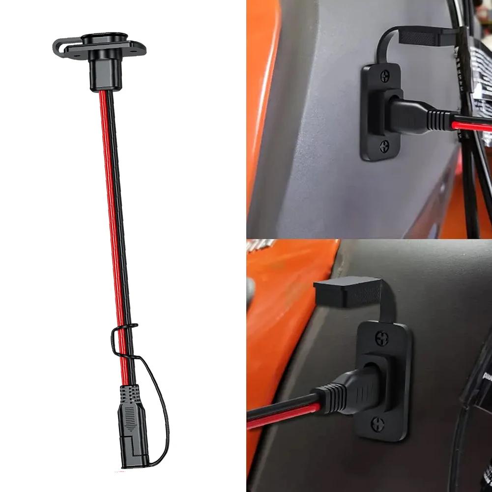 SAE Male To SAE Female Extension Cable Quick Disconnect 12AWG 30cm Waterproof Solar Panel Extension Cable for Car RV Battery
