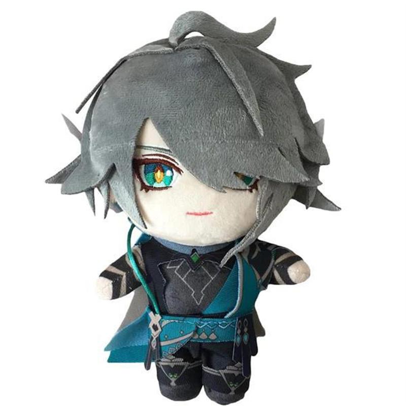 Set of 2pcs Genshin Impact Kaveh Al Haitham Plush Toy Stuffed Doll Cute Cartoon Game Character Fans Collect Cosplay Kids Gifts