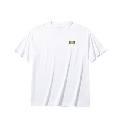 Bequemes Einfaches Vielseitiges Lockeres Lässiges Buchstaben Kurzarm T-Shirt Herren Oberteile Schneeweiß 152528127-1