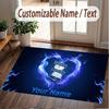 Custom Rug BIRMINGHAM CITY Pattern Print Name Text Soft Non‑Slip Floor Carpet for Home Indoor Decoration