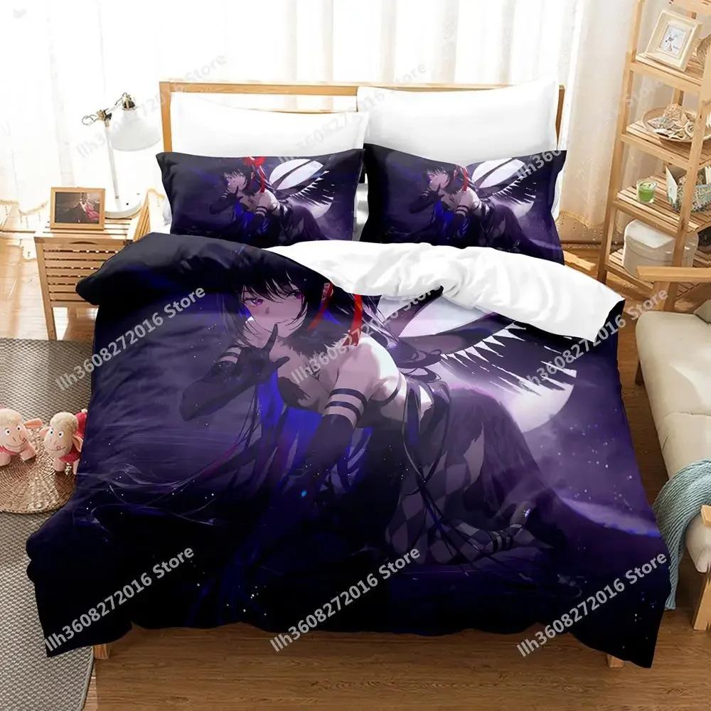 

Комплект постельного белья Magica Devil Homura Akemi Single Twin Full Queen King Size Bed Set Adult Kids Bedroom Duvet cover Set Anime Bed 70x133cm 2pcs