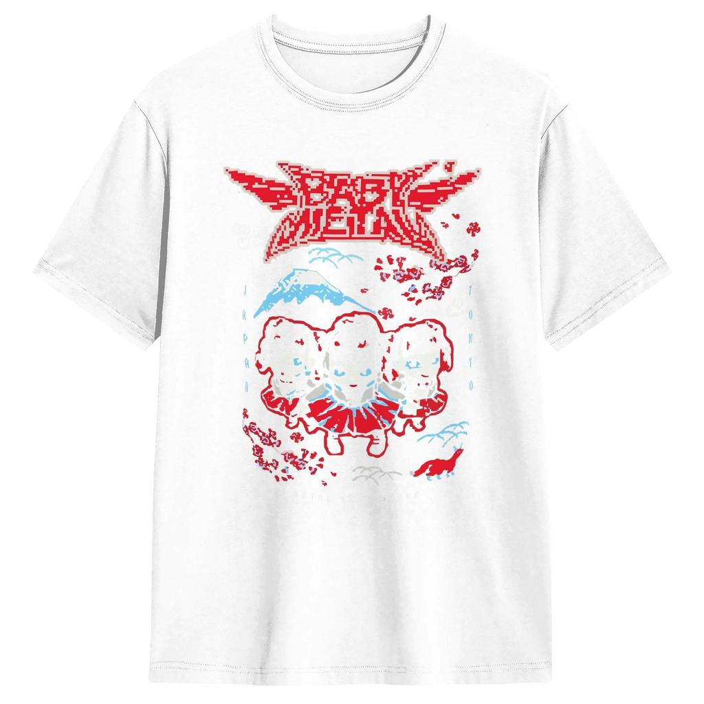 Baby Metal Tokyo Unisex T Shirts Humor Tee Shirt Short Sleeve Crew Neck TShirts Pure Cotton Adult Tops