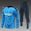 Heren Dames Voetbal Trainingsshirt Halve Rits Opwarmshirt Napoli PSG AC Milan Brazilië Manchester United Fans
