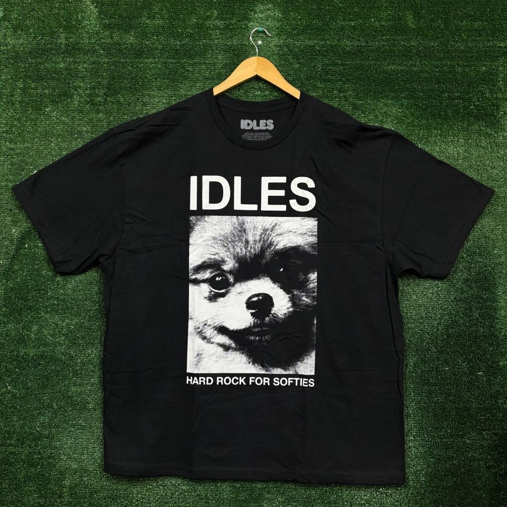 Idles Hard Rock for Softies Post Punk Band T-Shirt Size XXXL