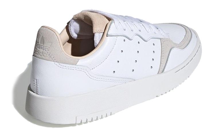 Kids' Sneakers Adidas Originals Super Court Leather Low top Kids' Skateboarding Shoes White Brown Teenagers