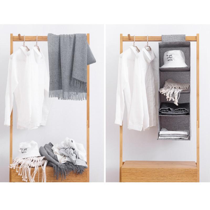 Hanging Multifunctional Linen Organizer Bag For Bedroom Closet Drawer Tool Use