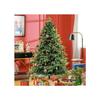 HOMCOM Sapin de Noël artificiel 180cm avec 1700 pointes,pliable et support métallique stable,idéal pour les décorations de Noël,vert