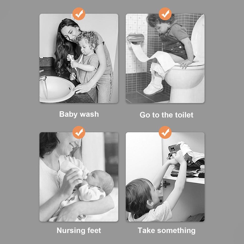 Toilet Stools Potty Step Stool Non-slip Toilet Stools Squat Ergonomic and Stable Squatting Stools Heavy Duty Potty Stool