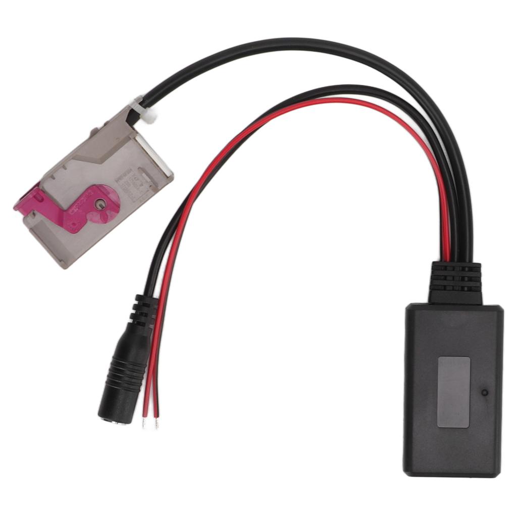 Car Wireless Adapter AUX Cable Bluetooth 5.0 with Hands Free Microphone Replacement for RNSE RNS E Host