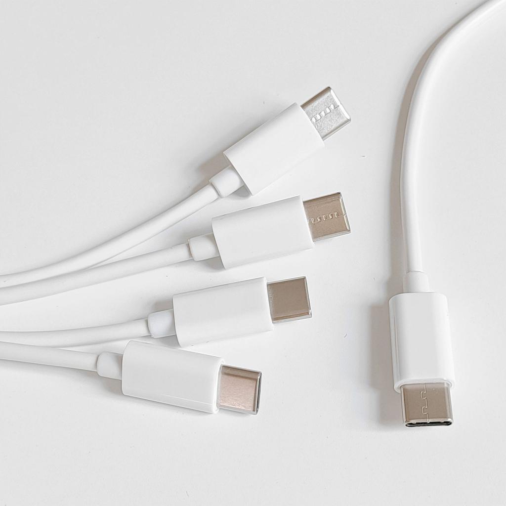 4 in 1 Type-C Splitter Cable USB-C Type-C Charging Line for 4 Type-C Devices Electronics Charger Adapter Cord