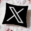 classic logo Twitter Cushion Cover Premium Comfort Reversible Pillow Cove -Two in One Design for Any Room & Car Interior
