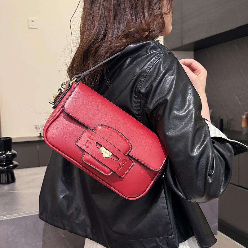 Niche Design Versatile Underarm Bag Women's New High-end Fashion Shoulder Messenger Bag Small Square Bag