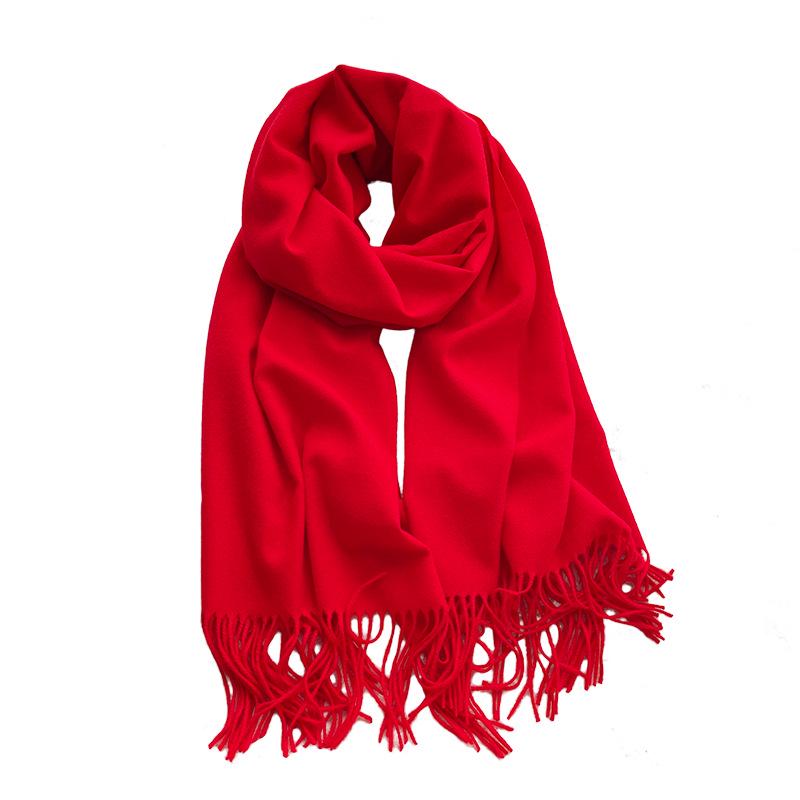 Korean Style Women's Imitation Cashmere Scarf: Cozy Autumn and Winter Shawl for Men and Women