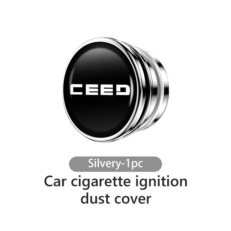 Universal Car Cigarette Lighter Dust Proof Cover Cap Accessories For KIA Ceed ED 2006 2007 2008 2009 2010 2011 2012 ahs256