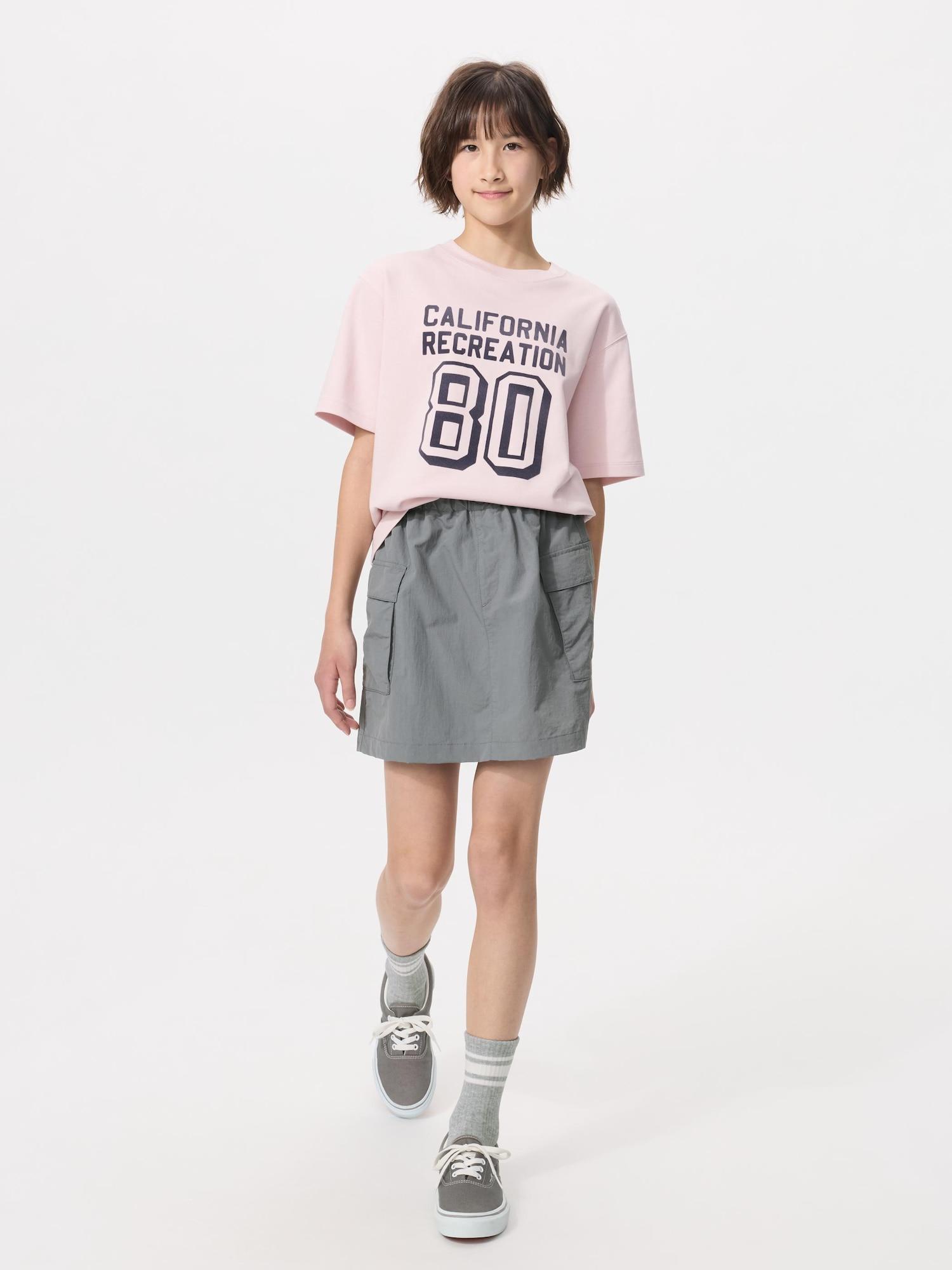 Мини-пальто Uniqlo Japan для девочек в стиле утилитарный 07 GRAY/100